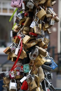 Love Locks in Amsterdam